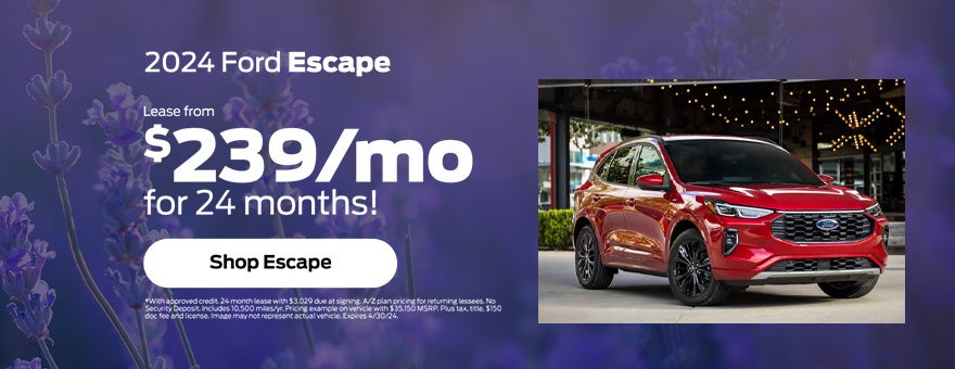 Lease A New 2024 Escape For $239/Month!